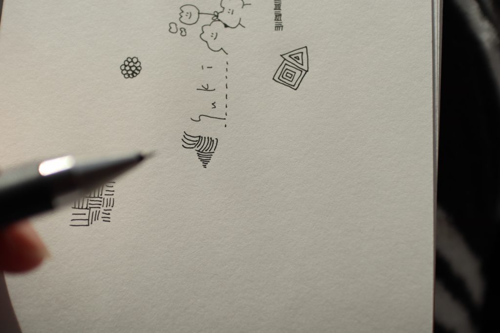 イラスト 私のゆるいペン画の描き方 ボールペン きょうはなにをしよう