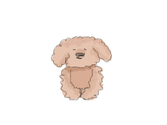 メモで描いて Ibispaint Xで色塗り 可愛い犬のゆるい絵の描き方 簡単なイラスト きょうはなにをしよう