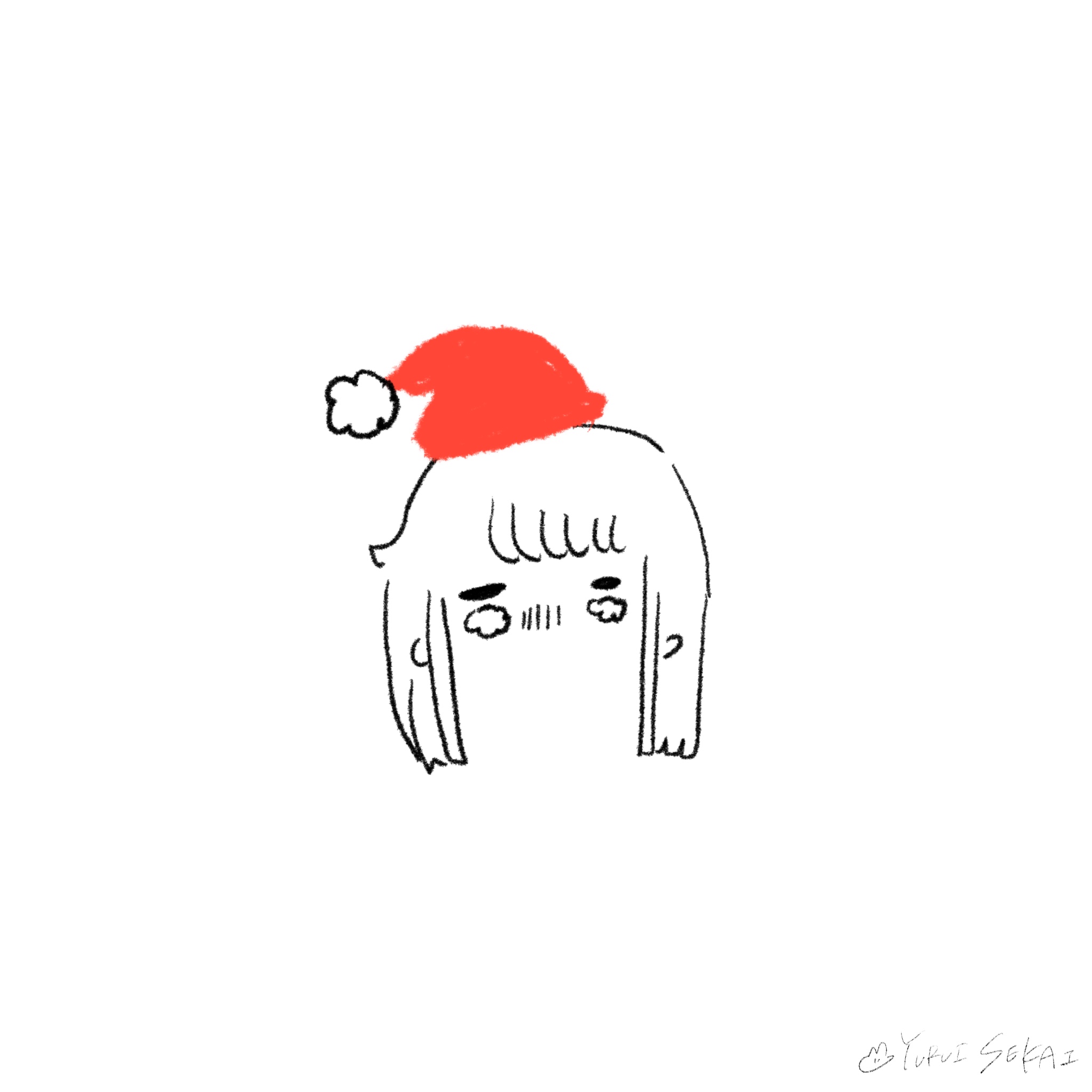 【クリスマスのフリー素材】ゆるいせかいのちいさなイラストの詰め合わせ♡【ゆるいイラスト】女の子クリスマス